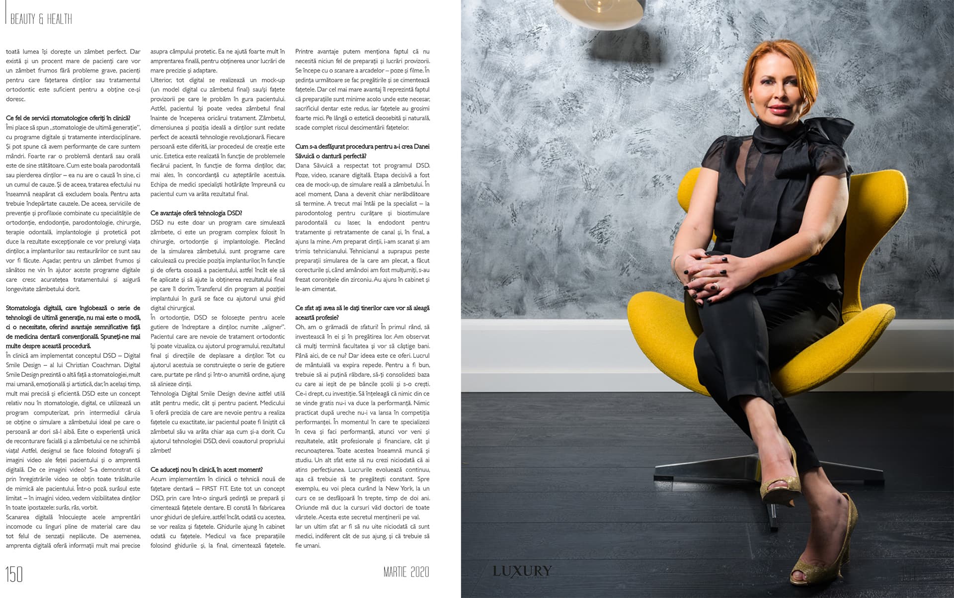 Dr. Ada Epistatu, într-un nou articol pentru revista Luxury — foto 2